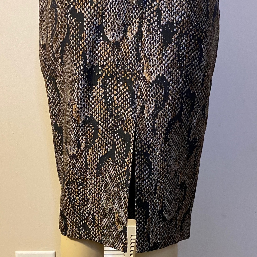 H&M Elegant Snake Print Dress Size 10 - Picture 6 of 8